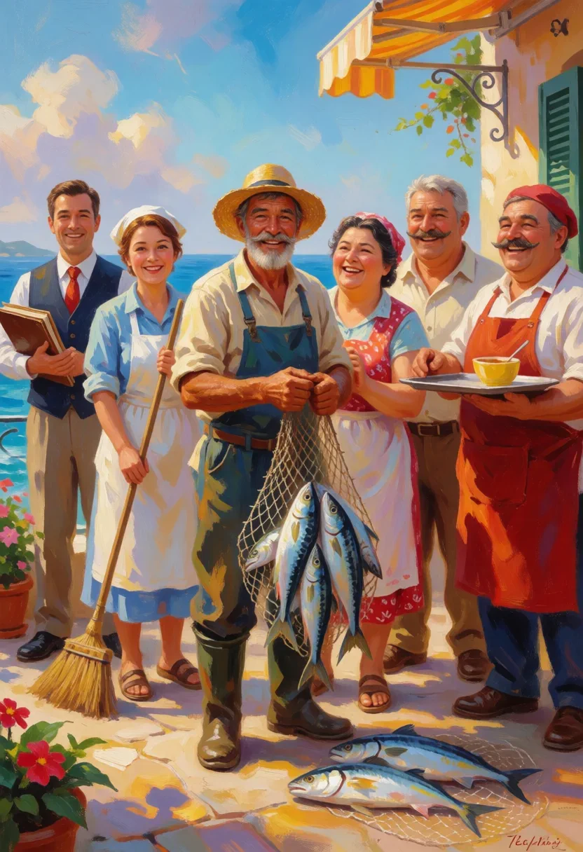 Local Cast Group Portrait