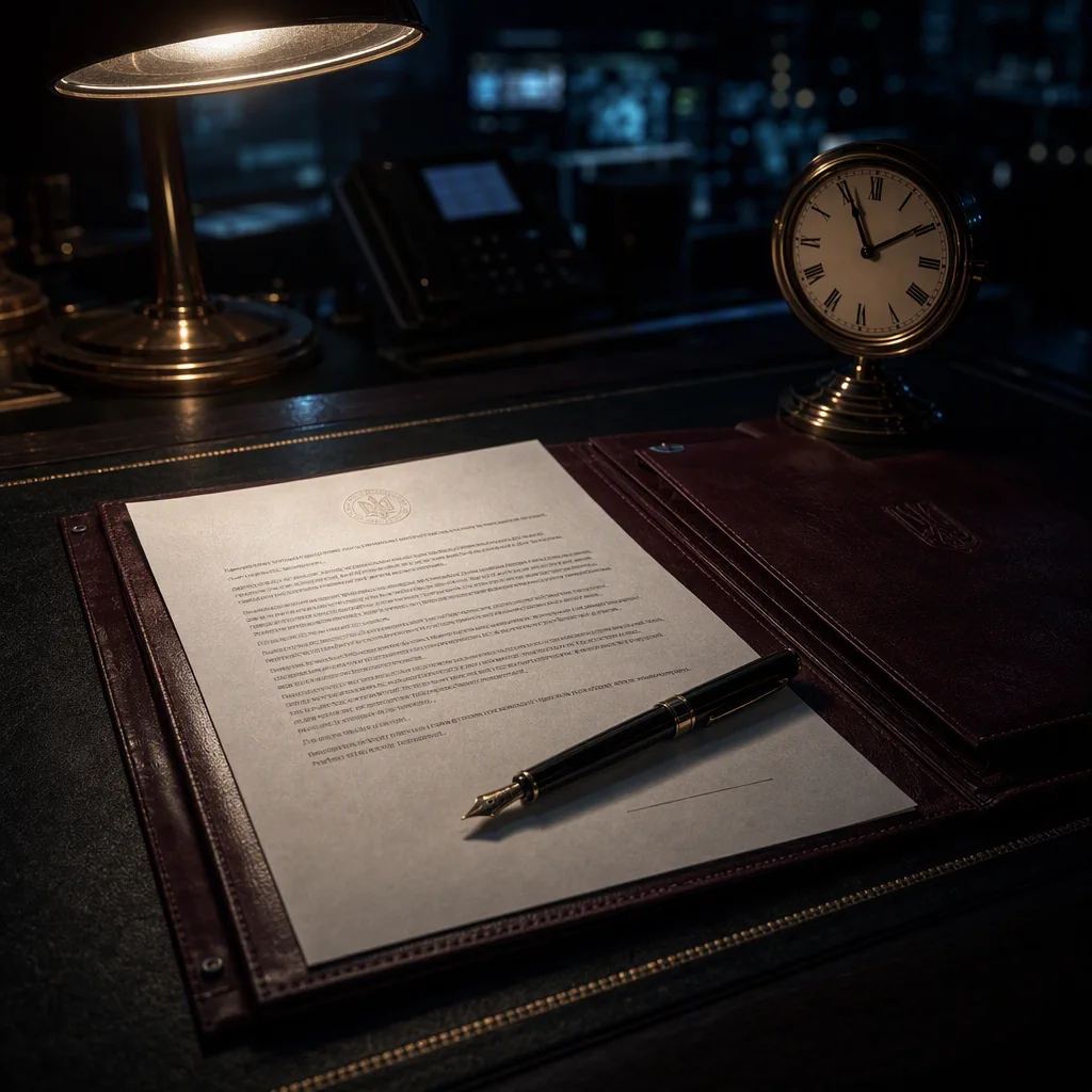 Presidential Decree and Pen