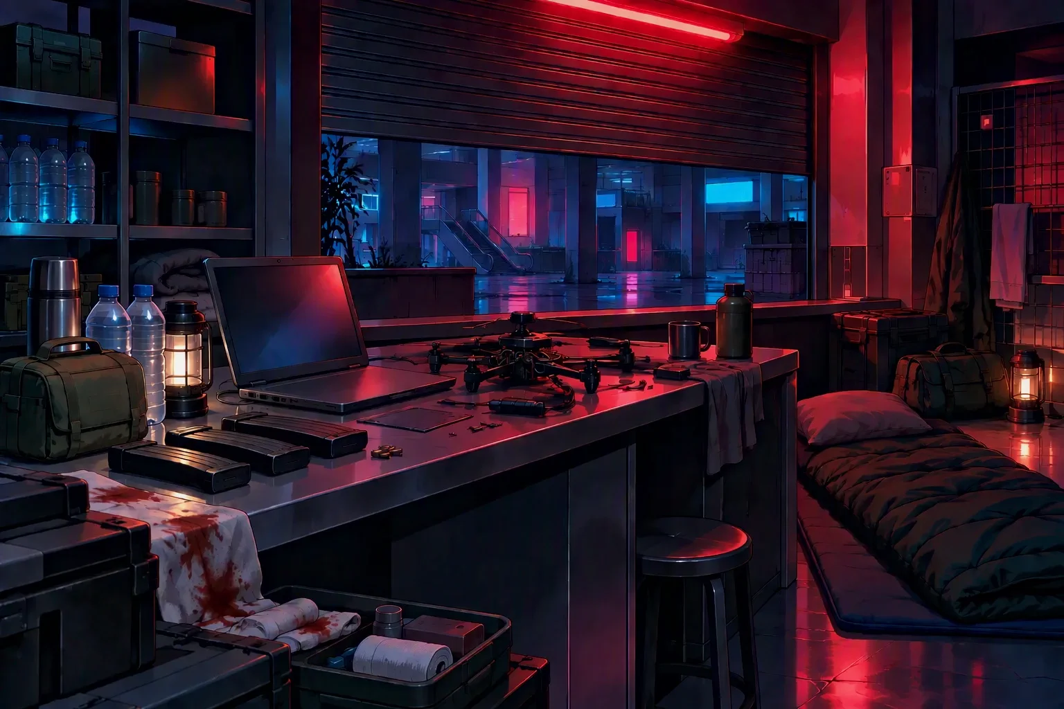 Between-rounds safe room