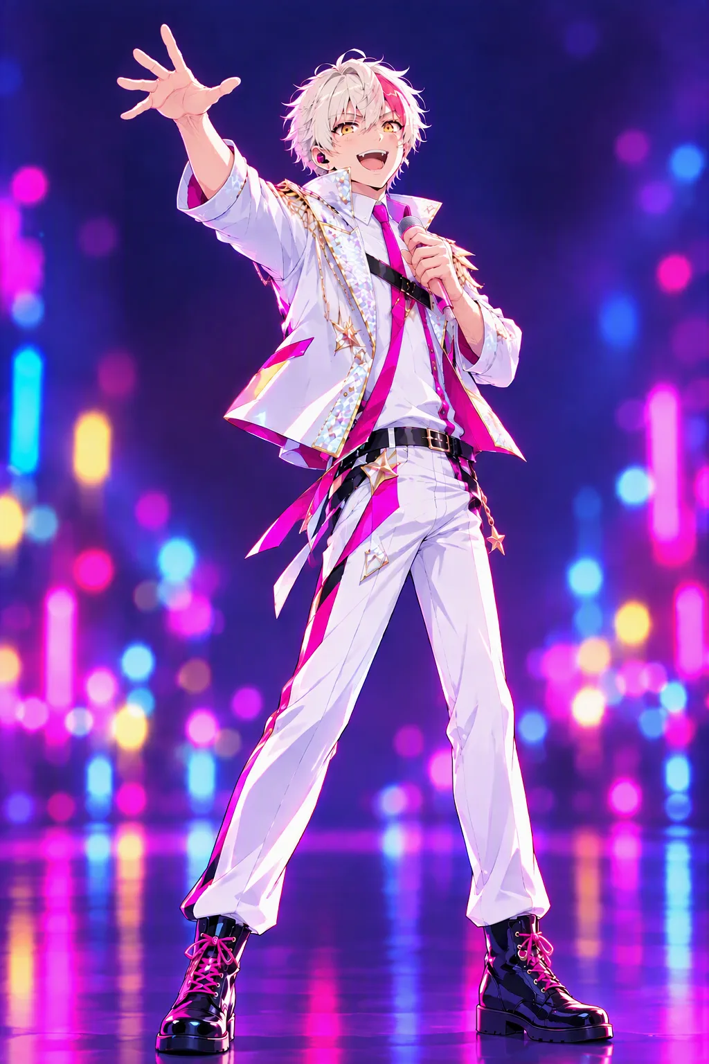 Ren Amagi (REN), no palco
