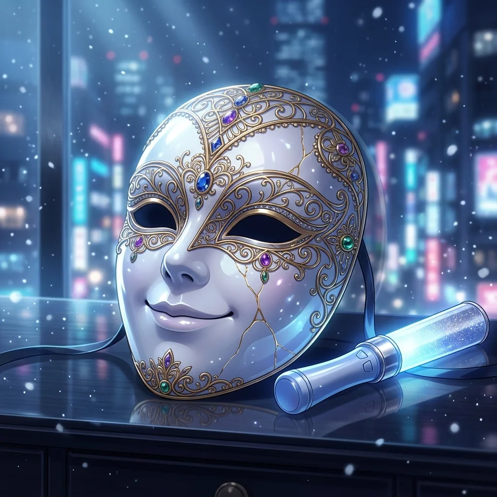 The smiling-mask