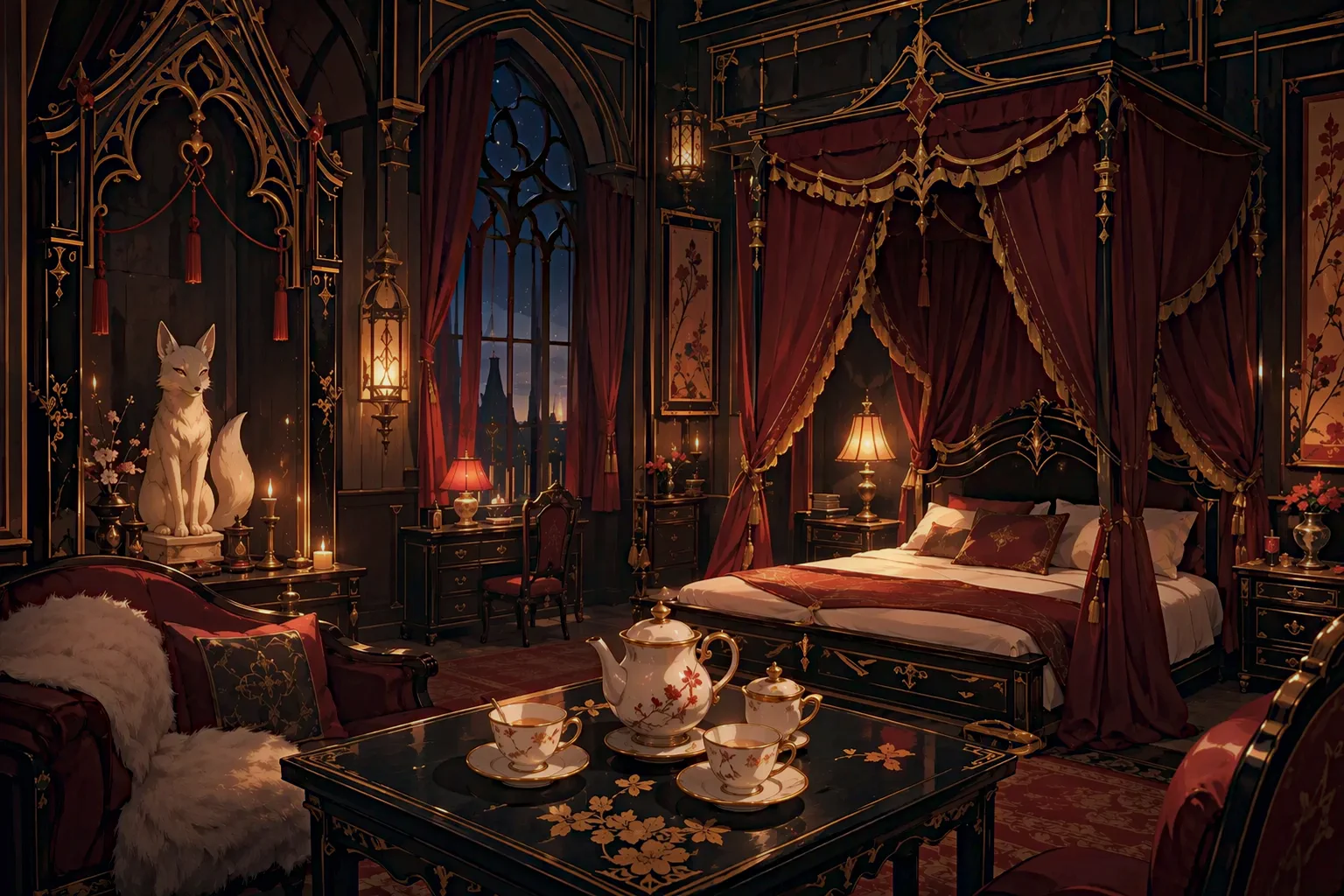 Kuzuha's suite, Vulpine Hall