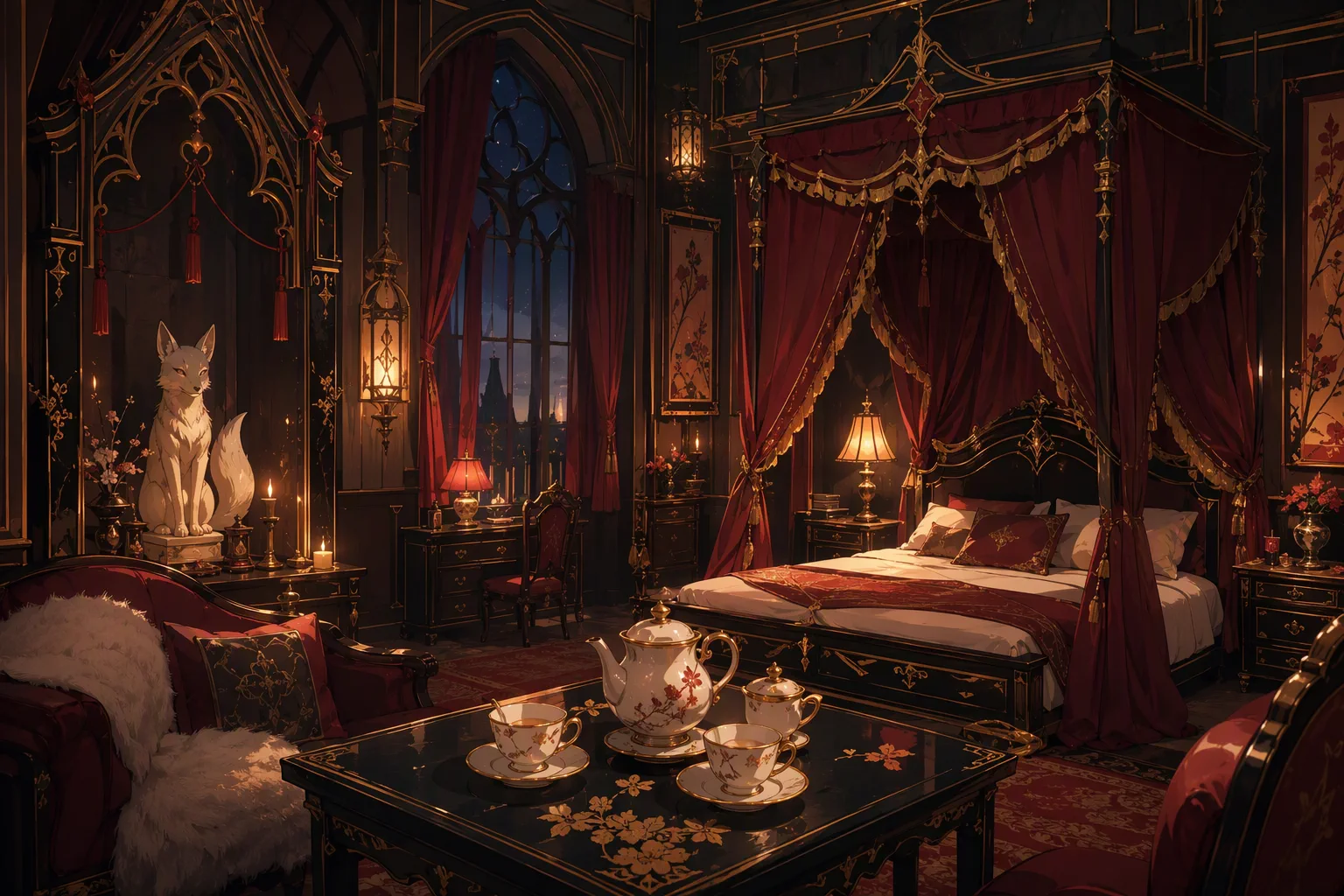 Kuzuha's suite, Vulpine Hall