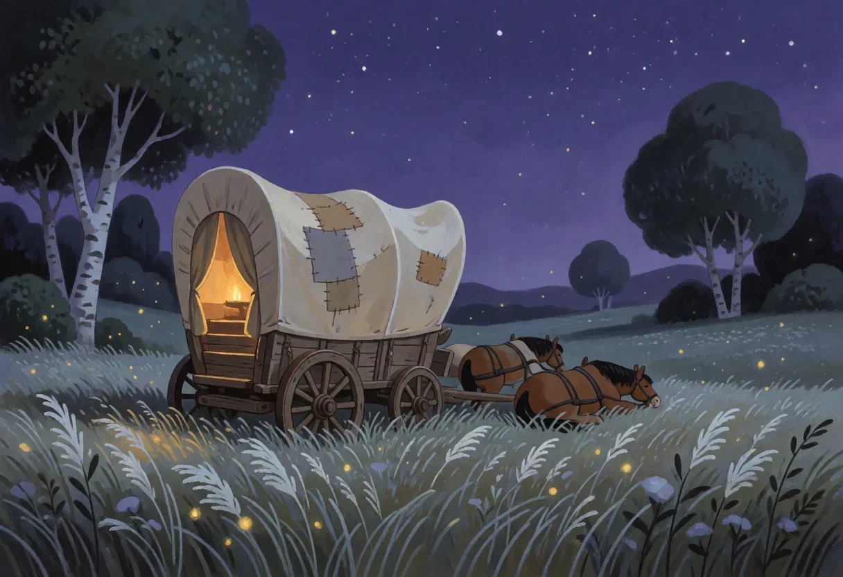 The Battered Wagon in the Hushing Wilds