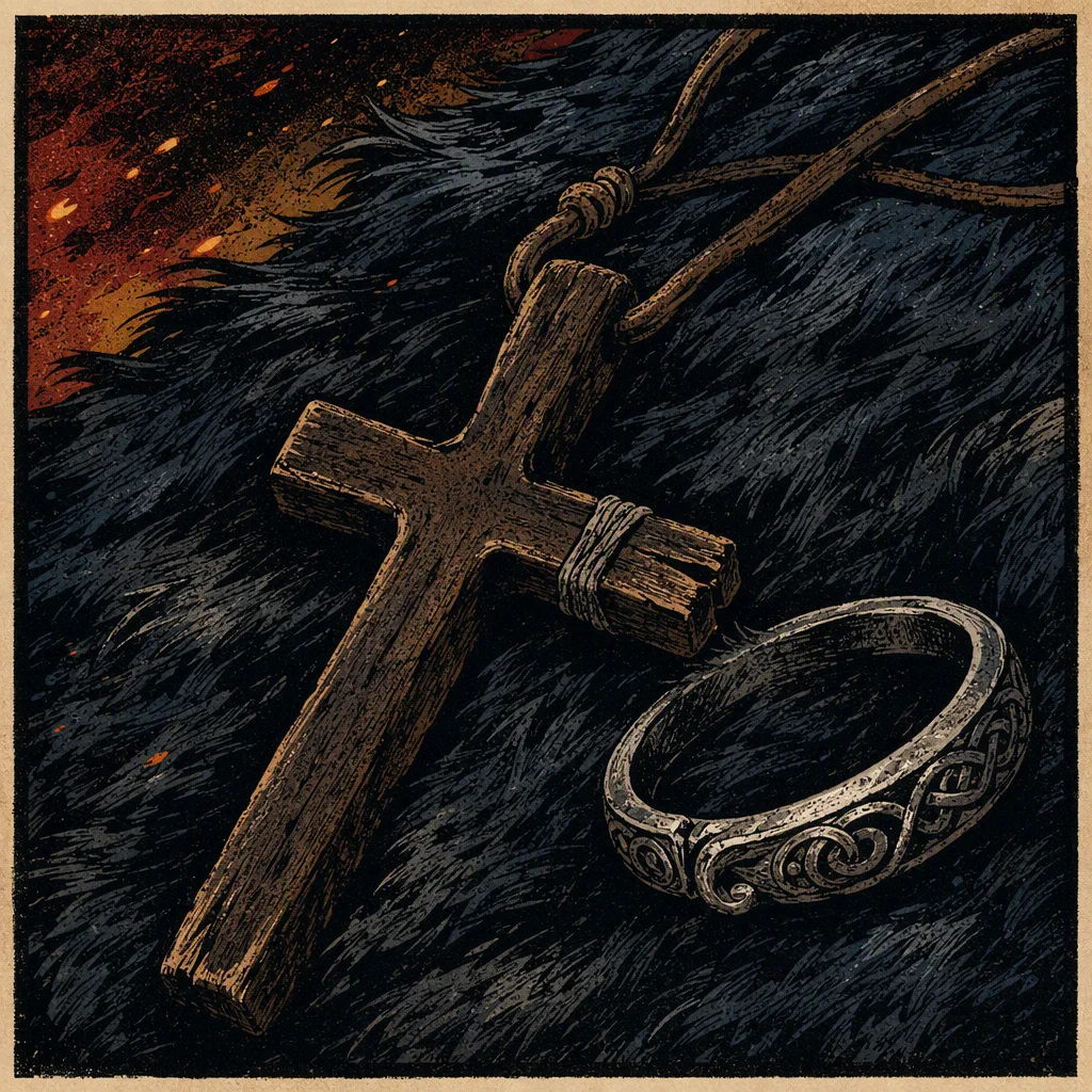 The Monk's Wooden Cross