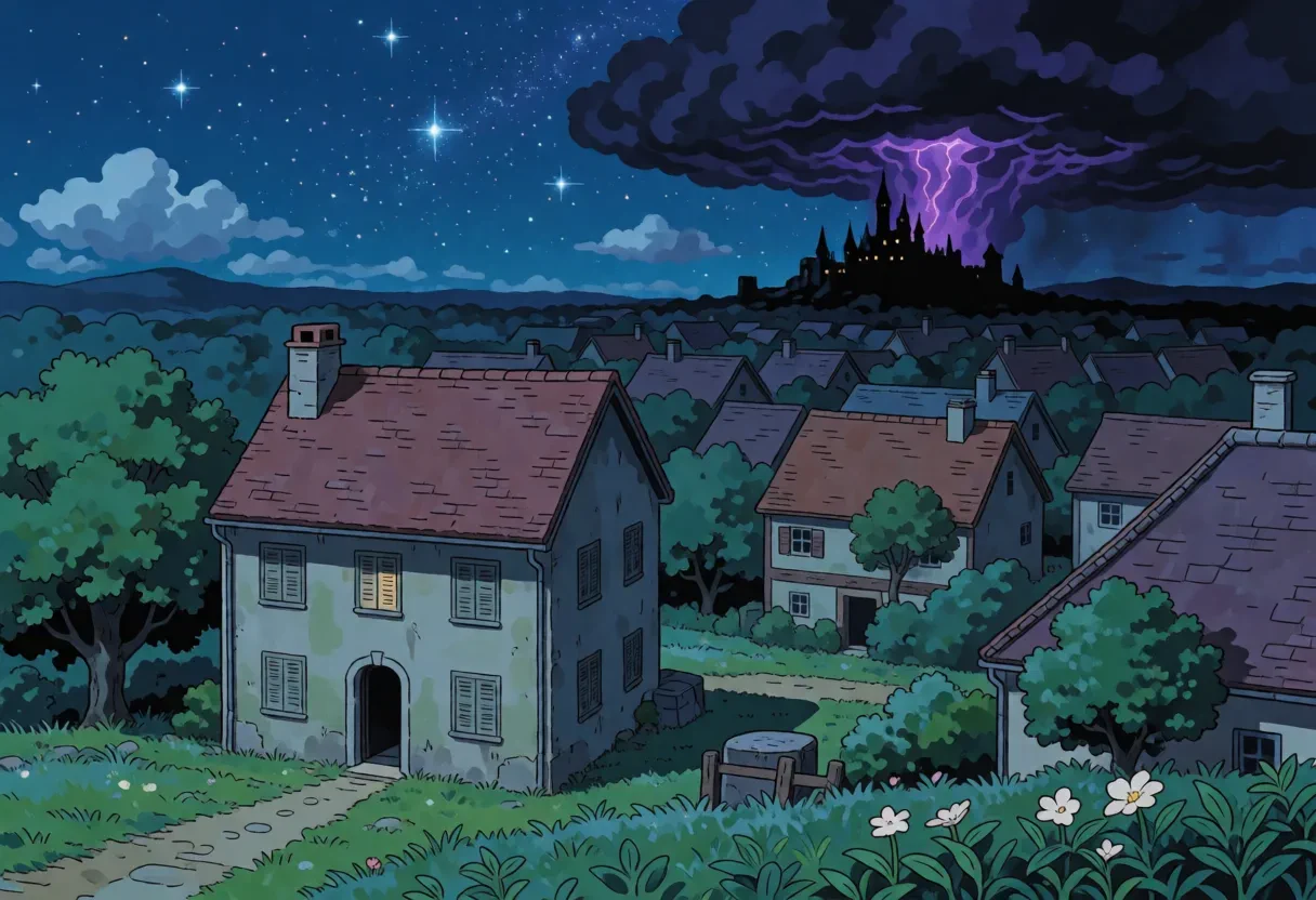 The Night Building and the Demon Lord's Castle