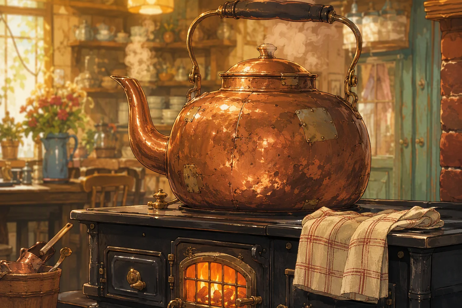 Granny's copper kettle