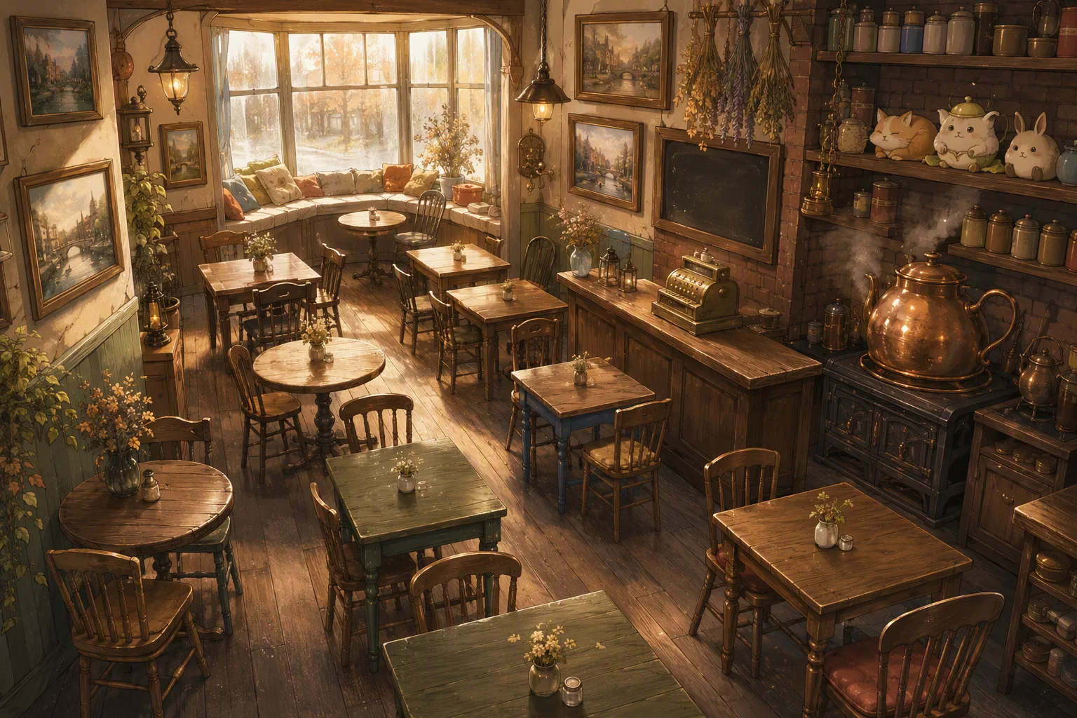 The Kettle & Stray, interior
