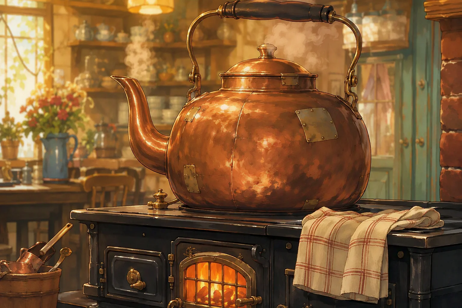 Granny's copper kettle