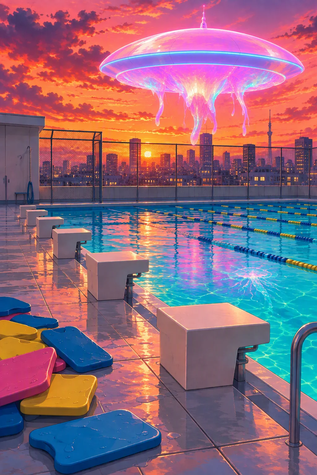 Rooftop pool