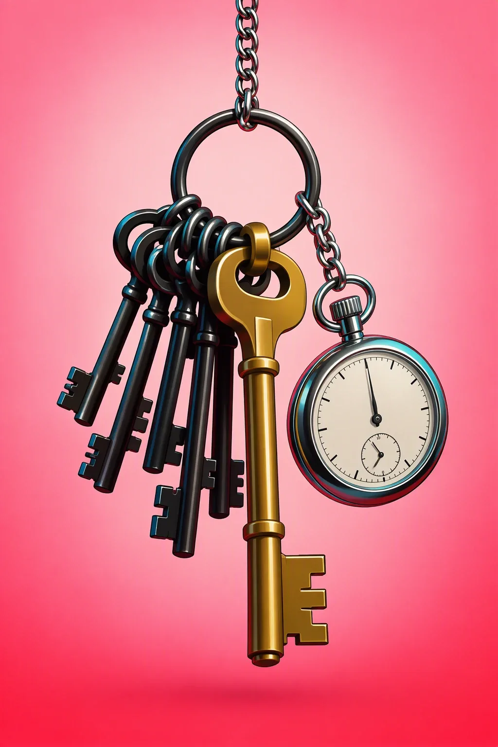 Kroll's keys and stopwatch