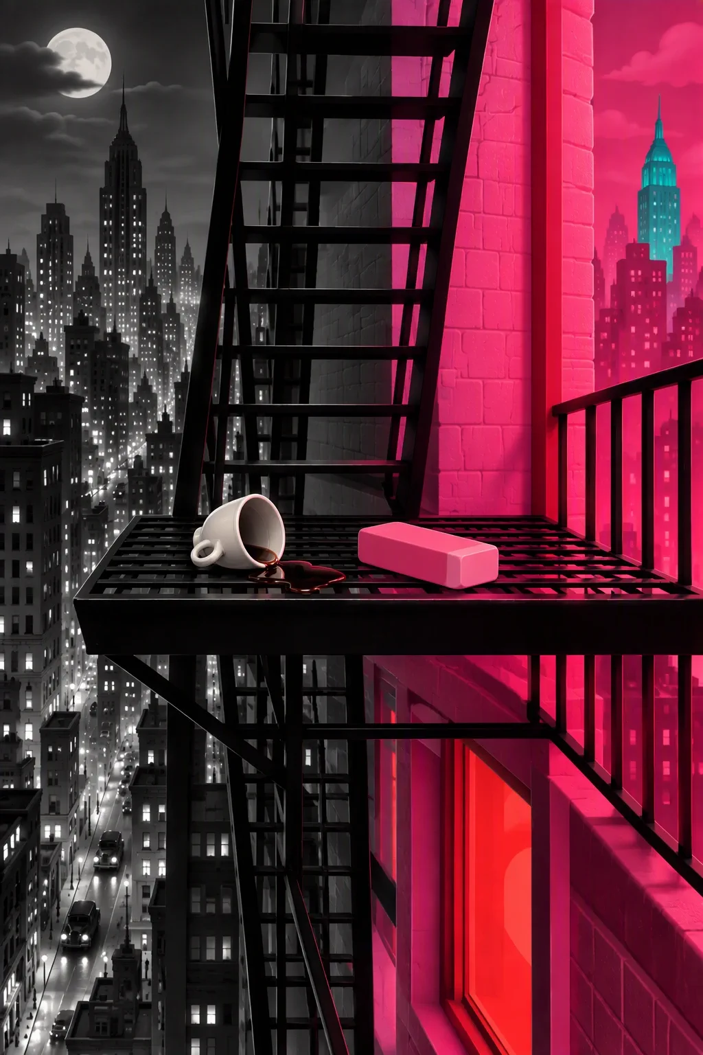 The fire escape