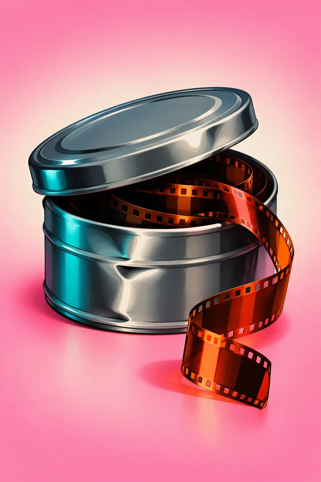 Nitrate film can