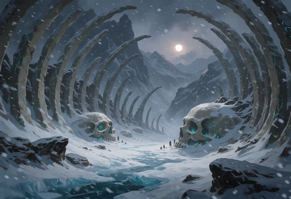 Cathedral of Bone Beneath a Dying Sun