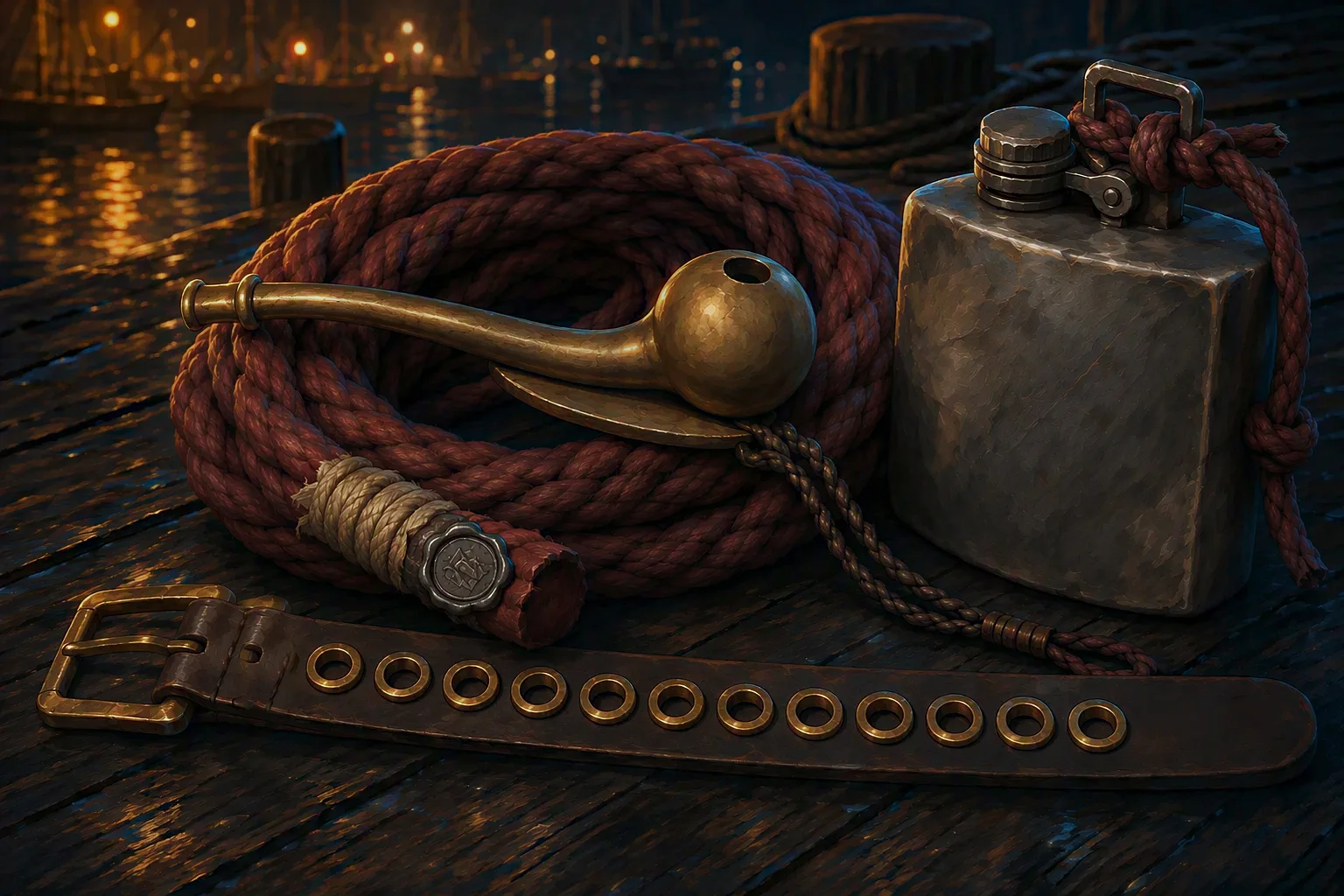 Red line and bosun's call