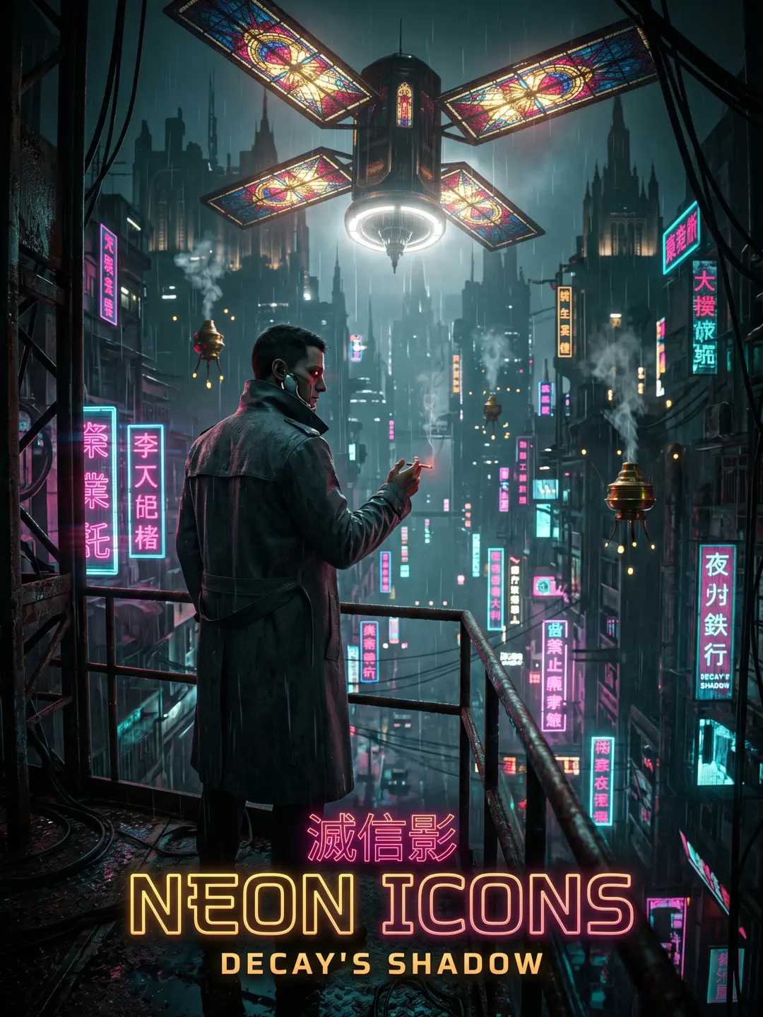 Neon Icons: Decay's Shadow