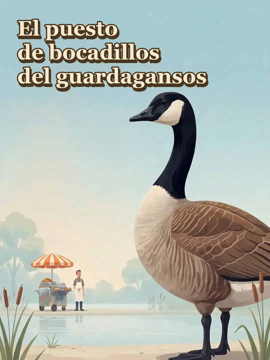 El puesto de bocadillos del guardagansos